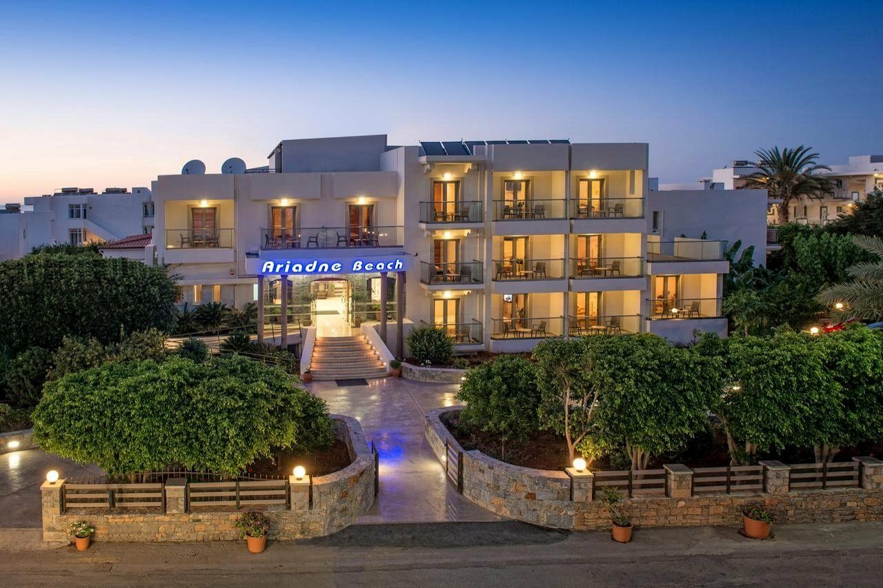 Ariadne Beach Hotel Stalida Bagian luar foto